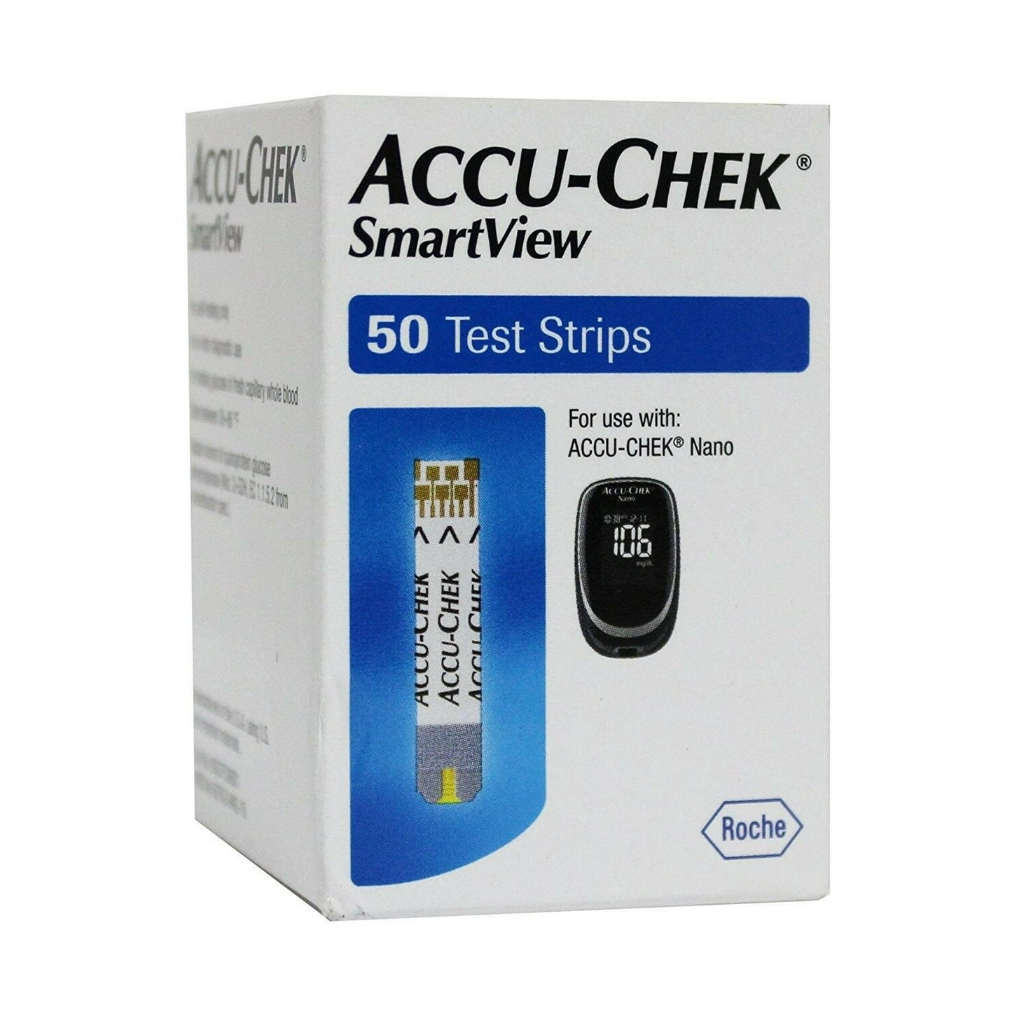 Accu Chek Smartview Glucose Test Strips 50 Count