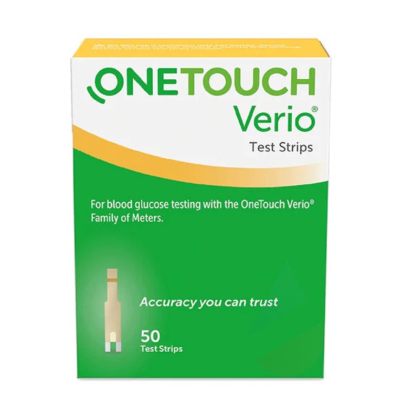 OneTouch Verio Blood Glucose Test Strips 50ct