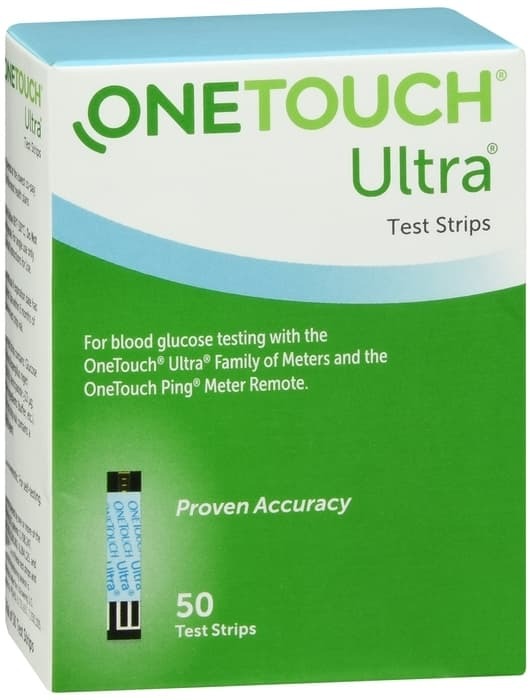 OneTouch Ultra Glucose Strips 50 Count